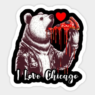 I Love Chicago Sticker